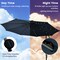 10 Feet Cantilever Umbrella with 32 LED Lights and Solar Panel Batteries